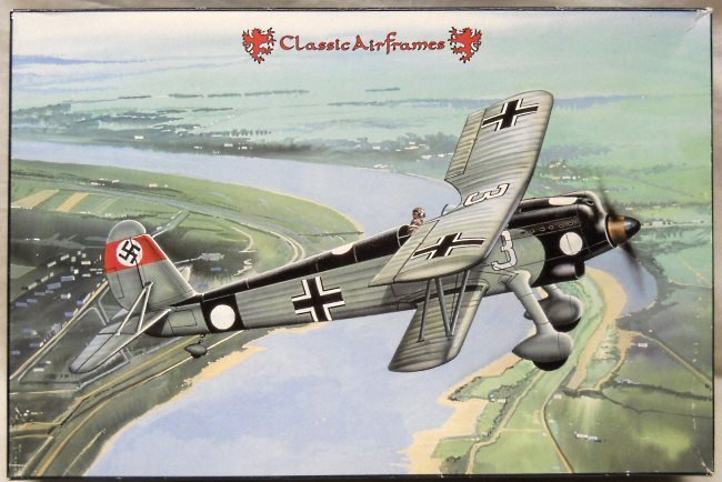 Classic Airframes 1/48 Arado AR-68 E/F - Luftwaffe III./JG 135 Bad Aibling Late 1938 / Luftwaffe 3/JG131 East Prussia 1937 /  Spanish Civil War 1937-38, 450 plastic model kit